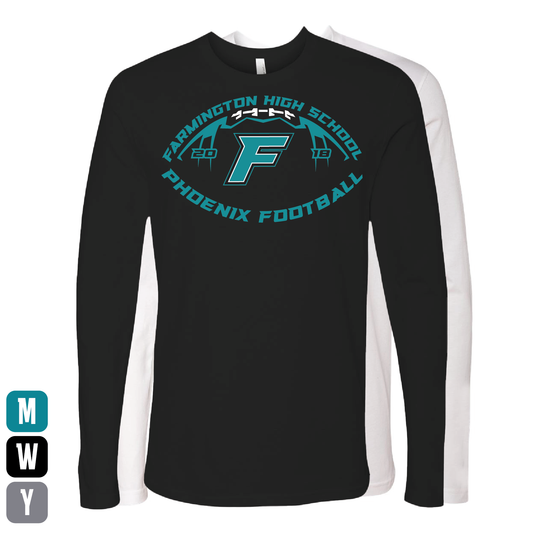 Farmington High School Phoenix Football W/F - Mens | Womens | Youth Long Sleeve T-Shirt