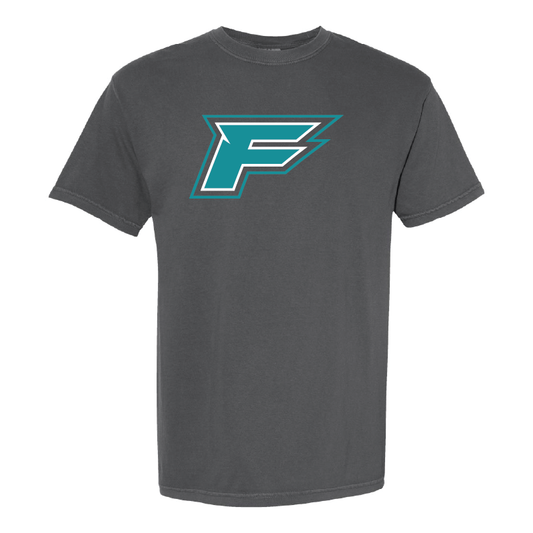 F Logo - Mens Heavy Weight Cotton T-shirt