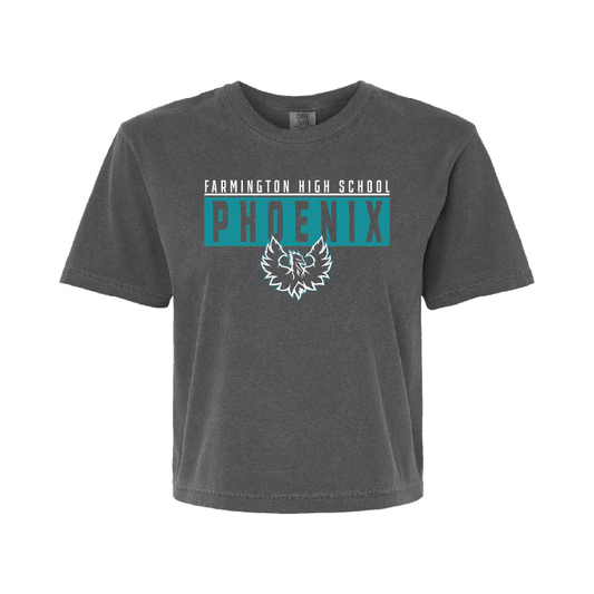 Farmington High School Phoenix Hometown - Womens Heavy Weight Boxy T-shirt