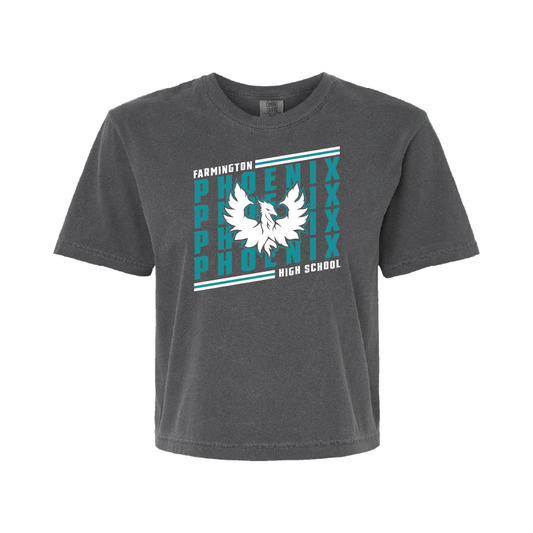 Farmington Phoenix Primetime - Womens Heavy Weight Boxy T-shirt