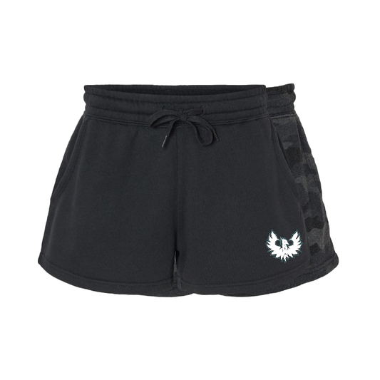 White Phoenix Logo - Mens | Womens | Youth Fleece Shorts