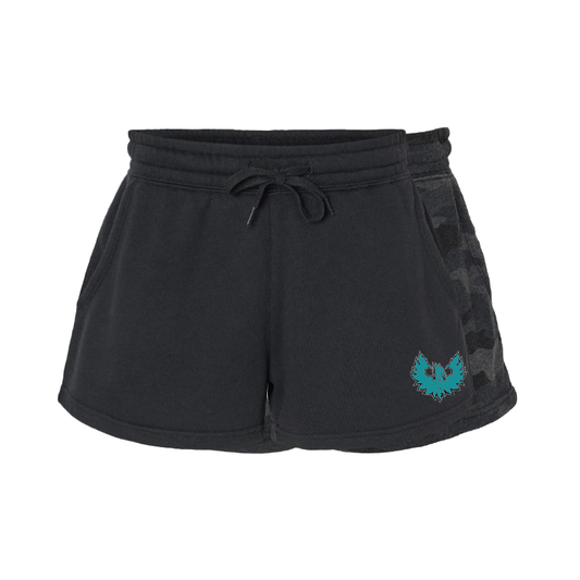 Teal Phoenix Logo - Mens | Womens | Youth Fleece Shorts