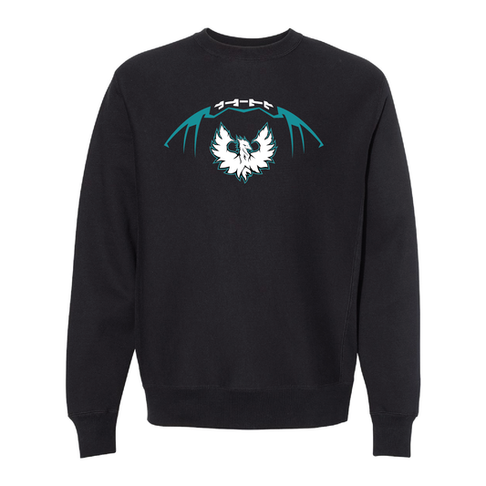 Football W/White Phoenix Logo - Adult Crewneck Sweatshirt