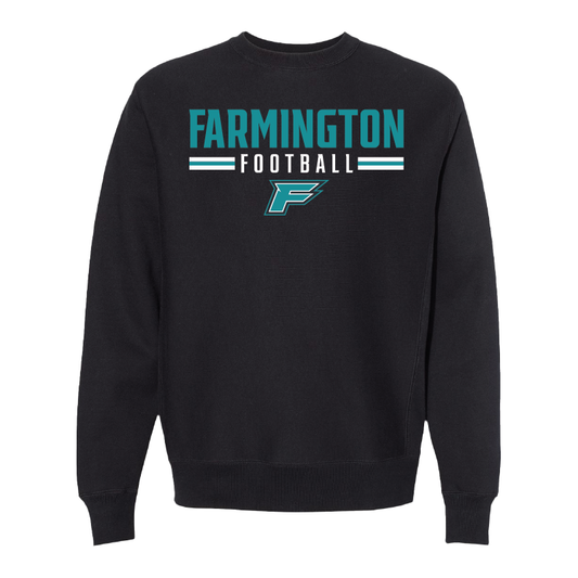 Farmington Football Stripe - Mens/Unisex Crewneck