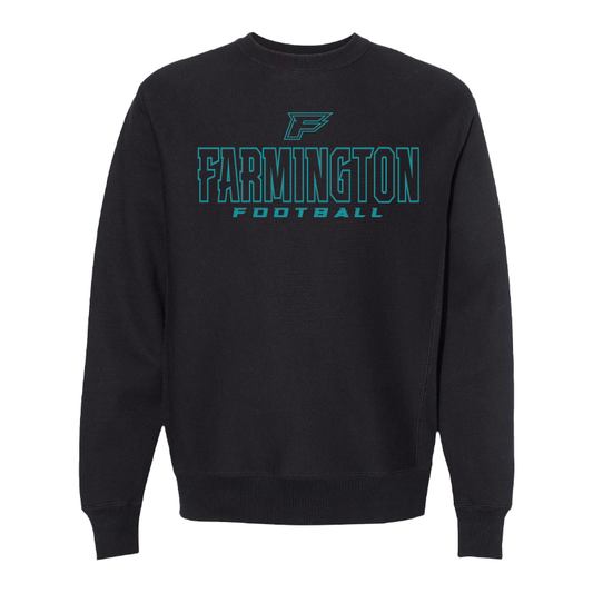 Farmington Football Outlined - Mens/Unisex Crewneck