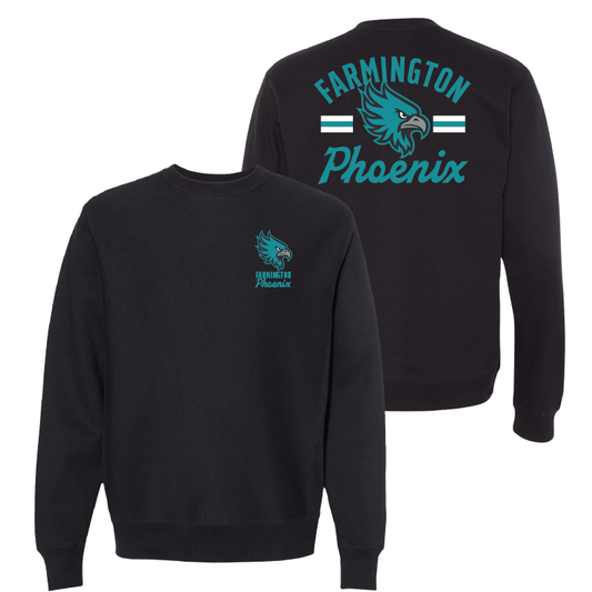 Farmington Phoenix Vintage Mascot - Mens/Unisex Crewneck