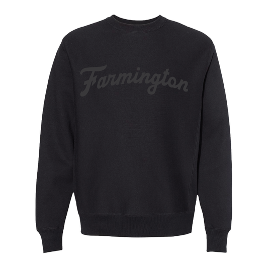 Farmington Script Monochrome - Mens/Unisex Crewneck