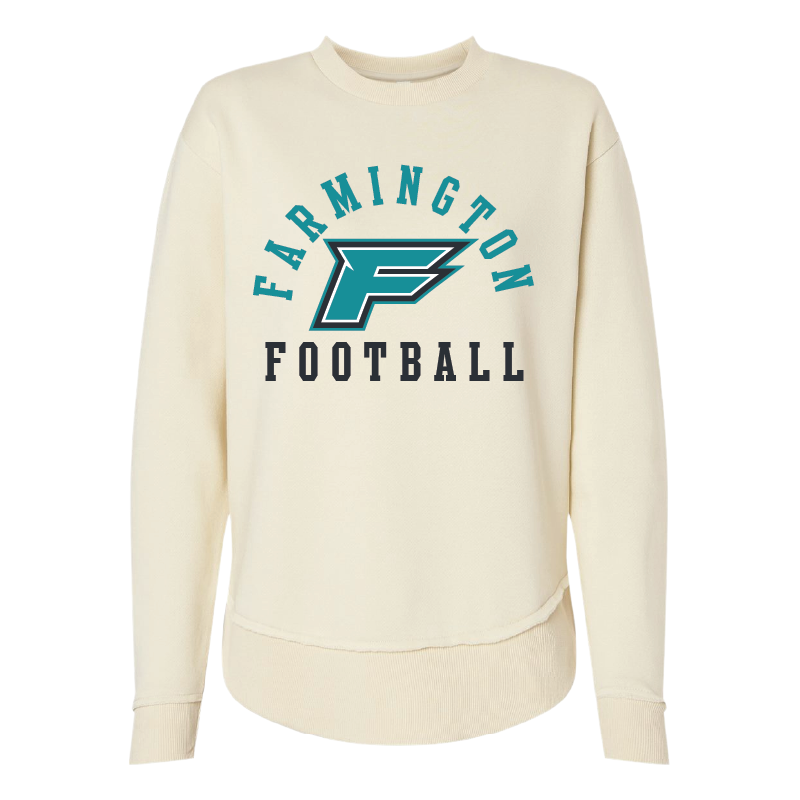 Farmington Football Arched - Womens Crewneck
