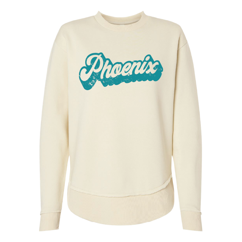 Retro Script - Womens Crewneck