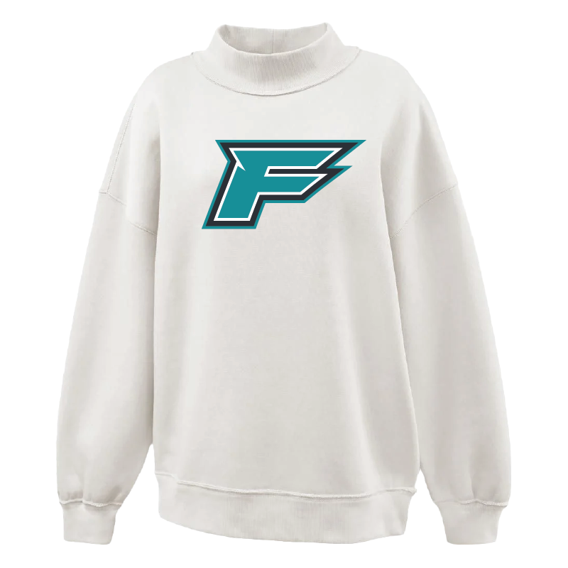F Logo - Womens Mockneck