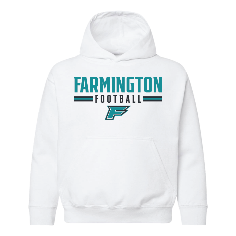 Farmington Football Stripe - Youth Hoodie