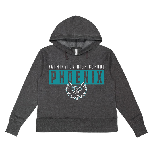 Farmington High School Phoenix Hometown - Womens Vintage Wash Hoodie Sweatshirt