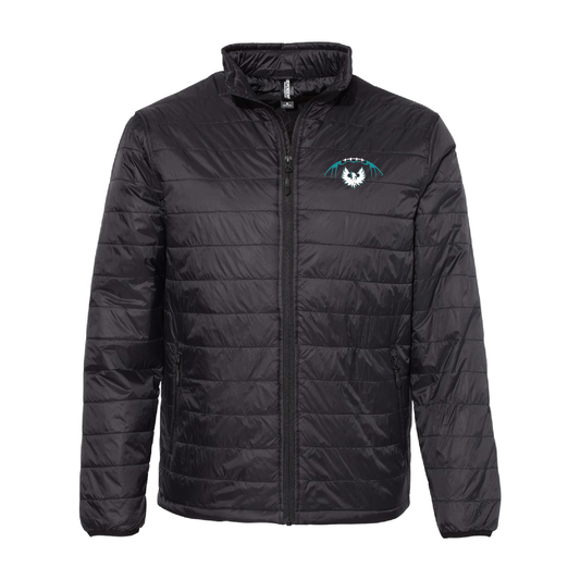 Football W/White Phoenix Logo - Mens | Womens Puffer Jacket