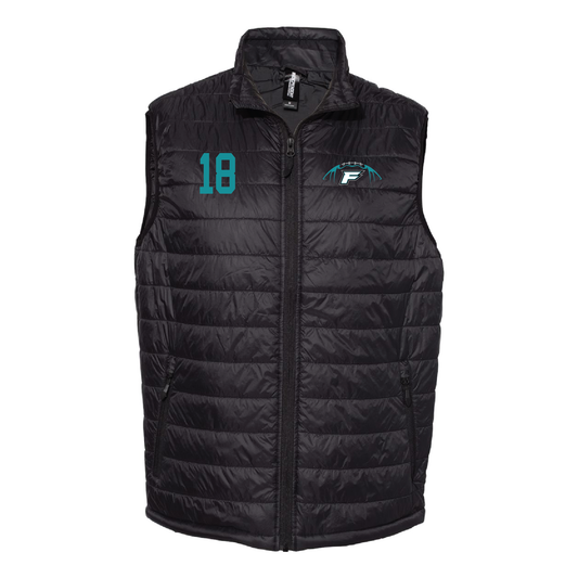 Football W/F Logo - Mens | Womens Puffer Vest