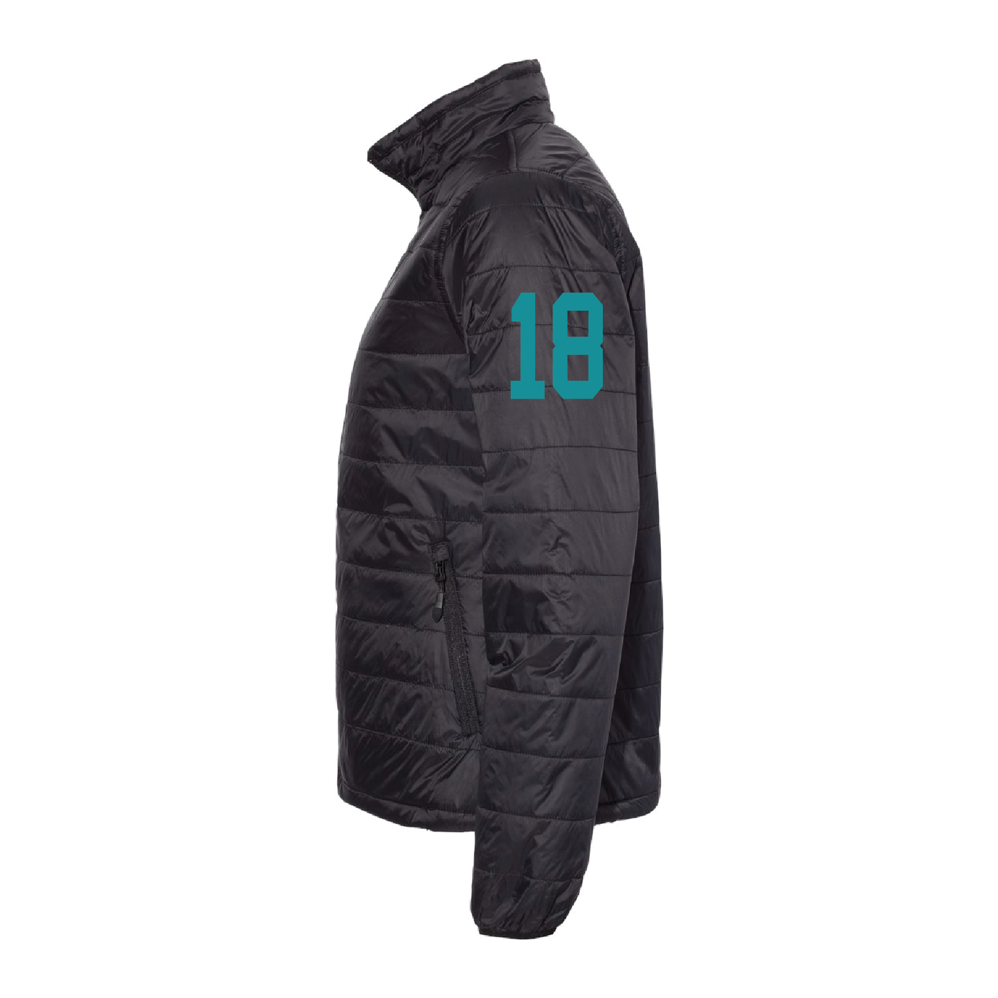Football W/White Phoenix Logo - Mens | Womens Puffer Jacket