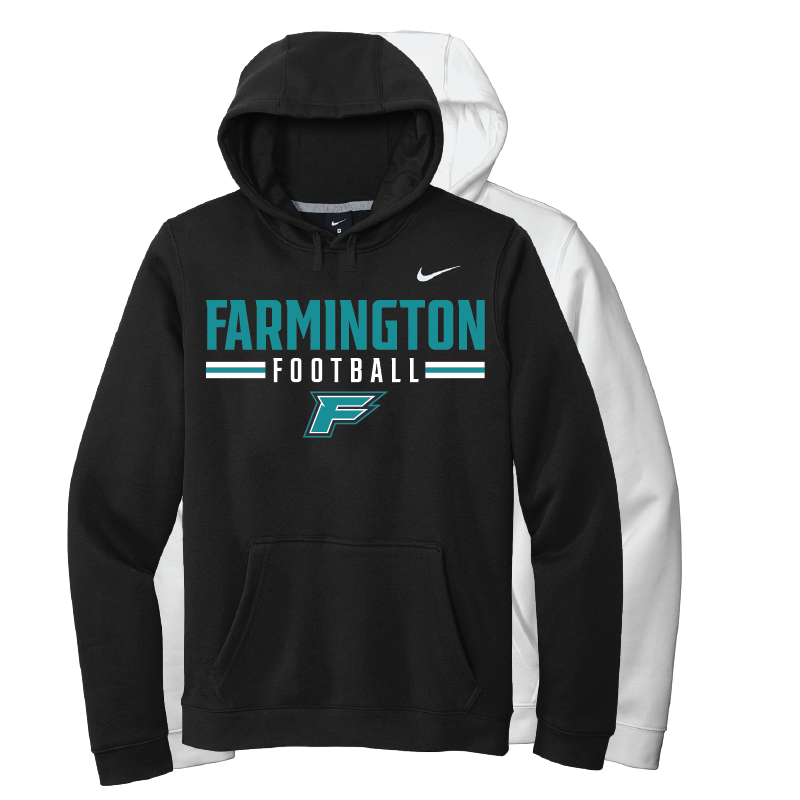 Farmington Football Stripe - Mens Nike Club Training Pullover Hoodie