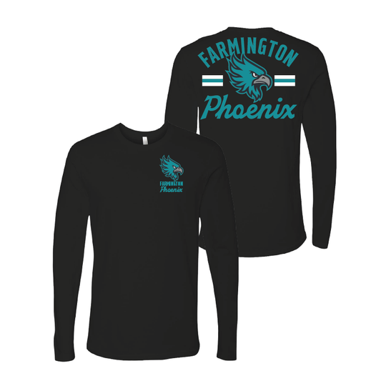 Farmington Phoenix Vintage Mascot - Mens Long Sleeve T-Shirt