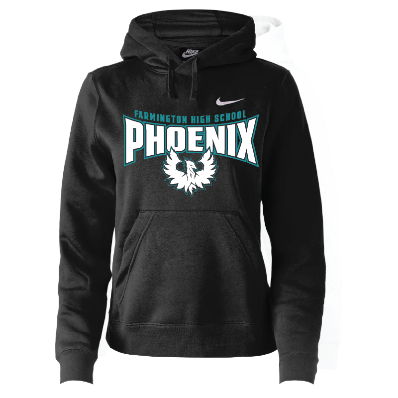 Farmington High School Phoenix - Womens Nike Club Training Pullover Hoodie