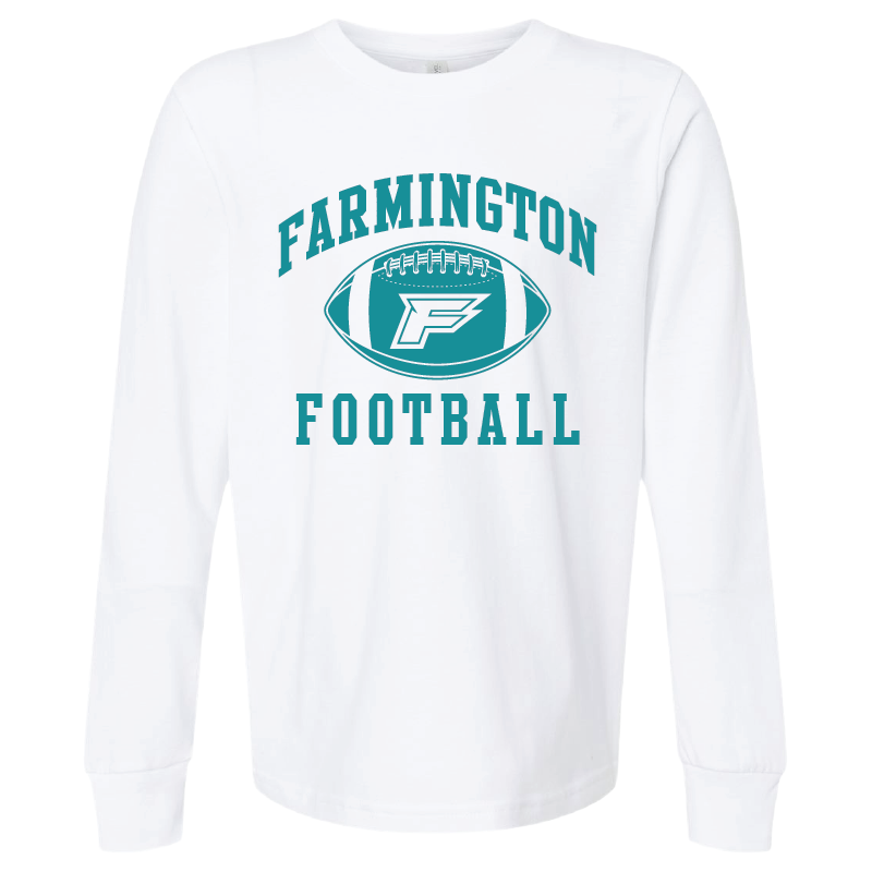 Farmington Football Icon - Youth Long Sleeve T-Shirt