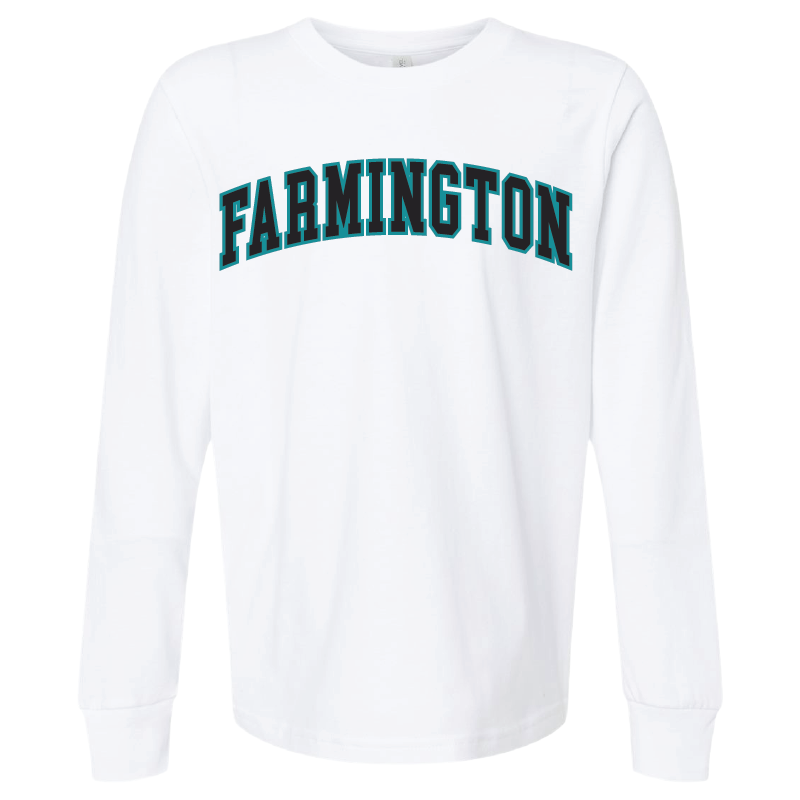 Farmington Wordmark - Youth Long Sleeve T-Shirt