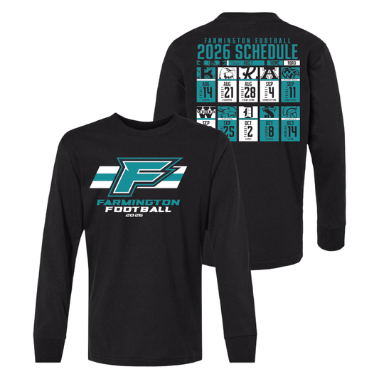 Farmington Phoenix 2026 Schedule - Youth Long Sleeve T-Shirt