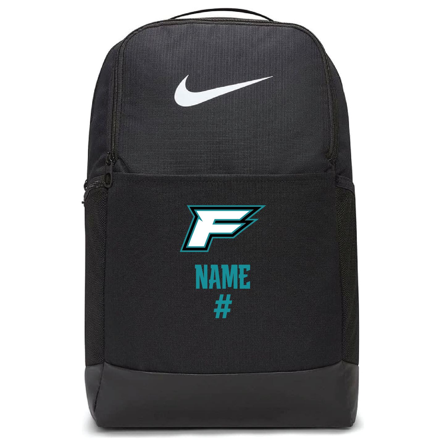 White F Logo - Nike Backpack