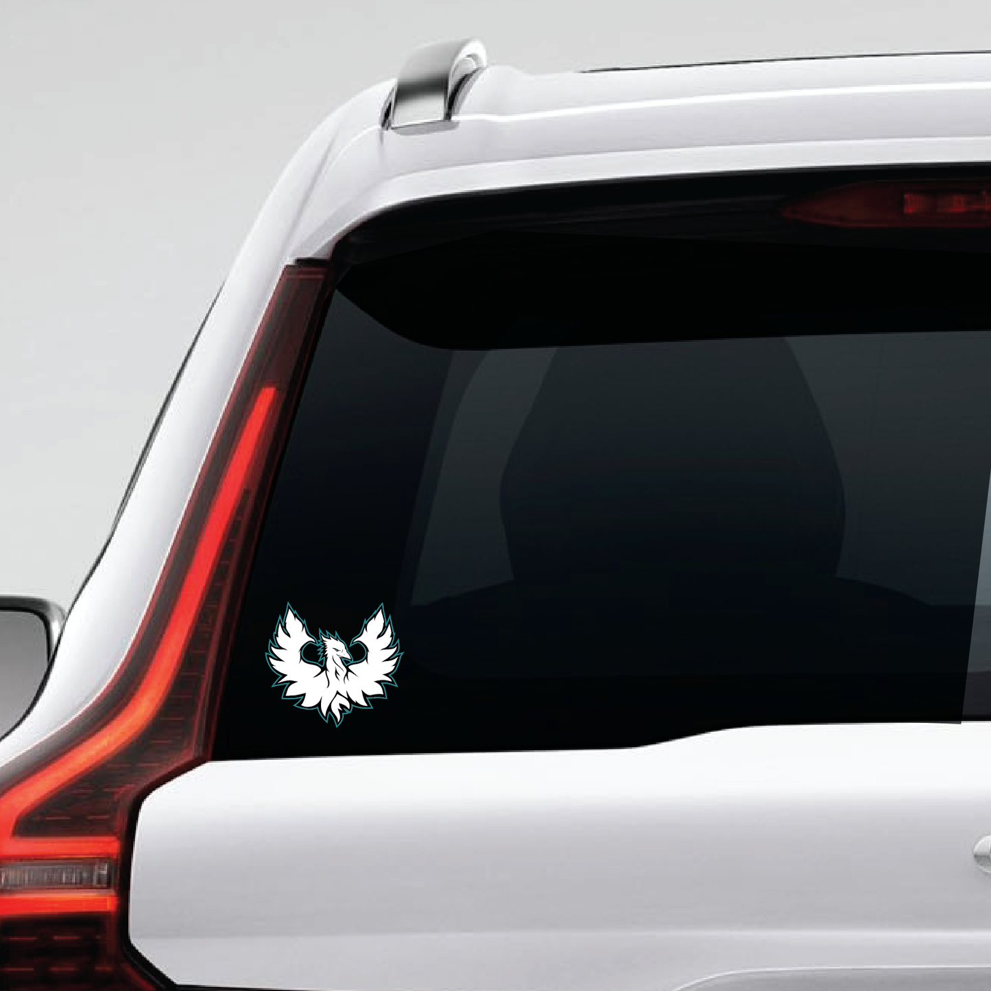 White Phoenix Logo - Decal