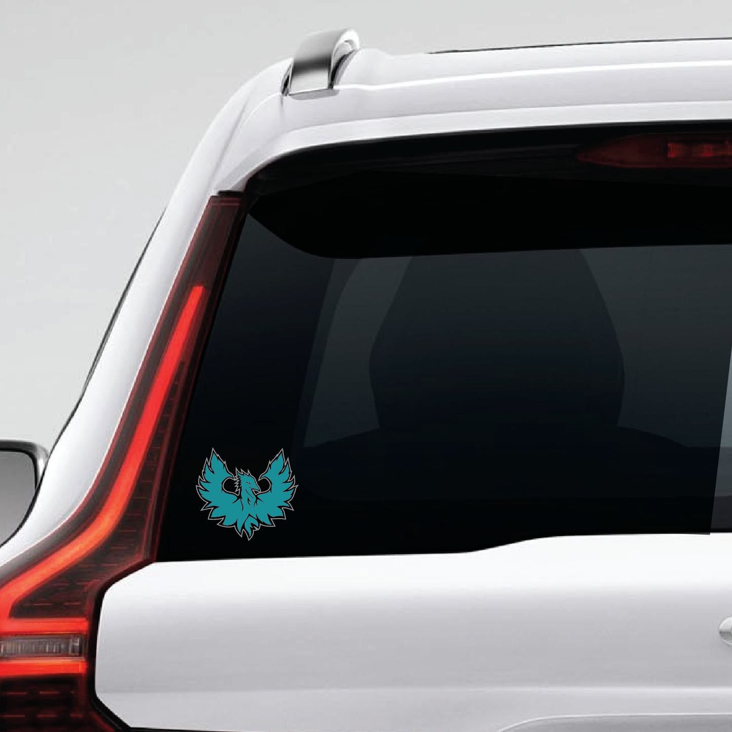Teal Phoenix Logo - Decal