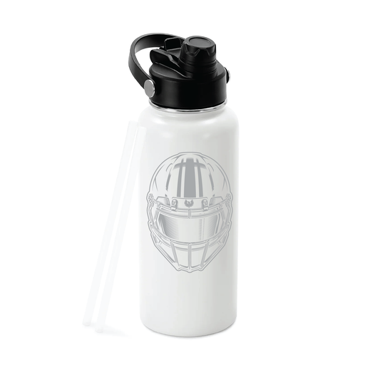 Football Helmet - 32oz Hydro Water Bottle