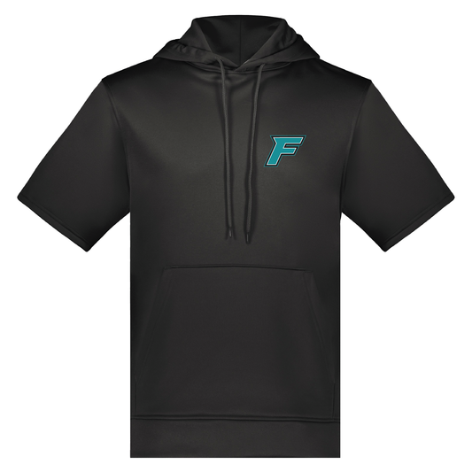 F Logo - Adult Short Sleeve Hoodie