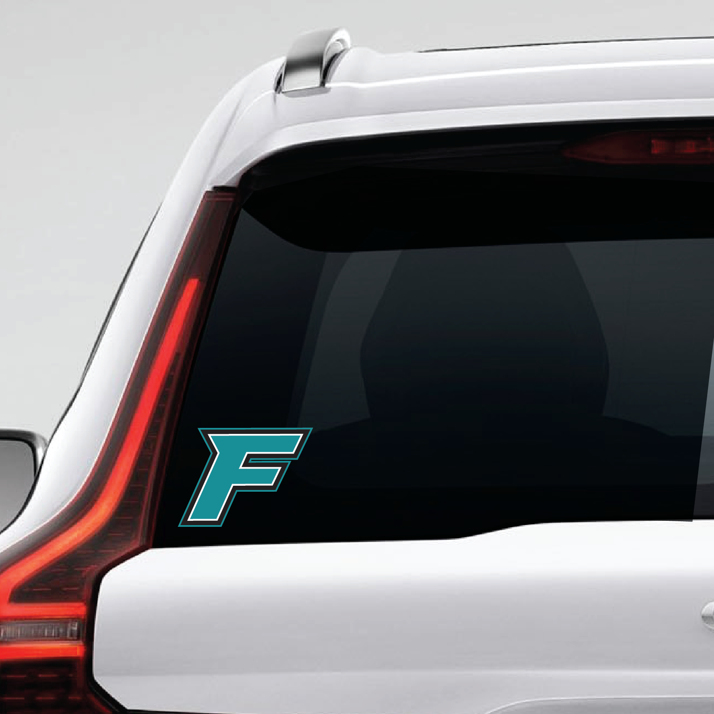 Teal F Logo - Decal