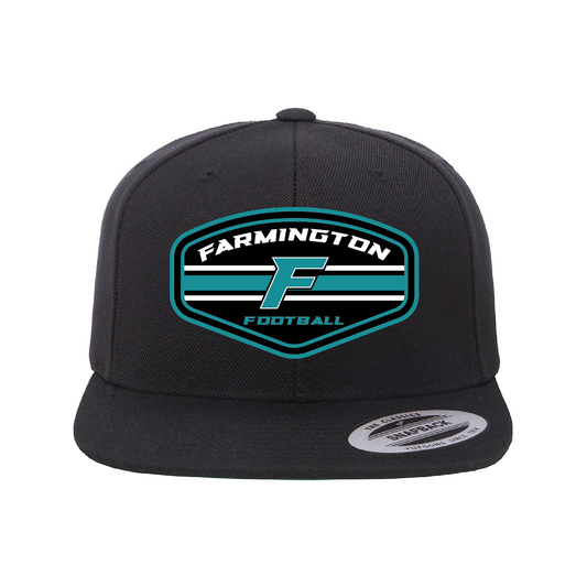 Farmington Football Stripe - Flat Bill Snapback