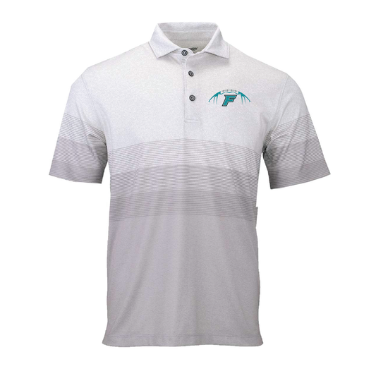 Football W/F Logo - Mens Heathered Polo