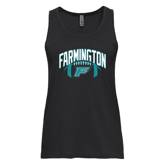 Farmington Arch w/ Football - Womens Tank Top