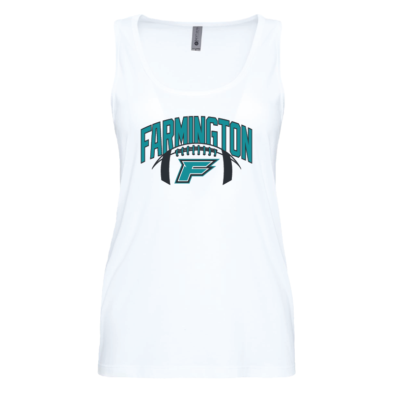 Farmington Arch w/ Football - Womens Tank Top