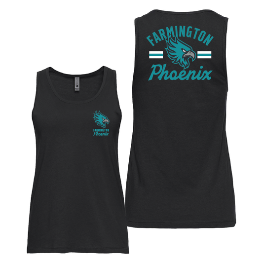 Farmington Phoenix Vintage Mascot Womens Tank Top