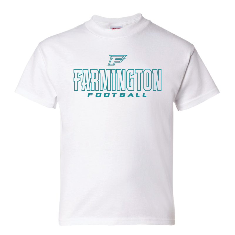 Farmington Football Outlined - Youth T-Shirt