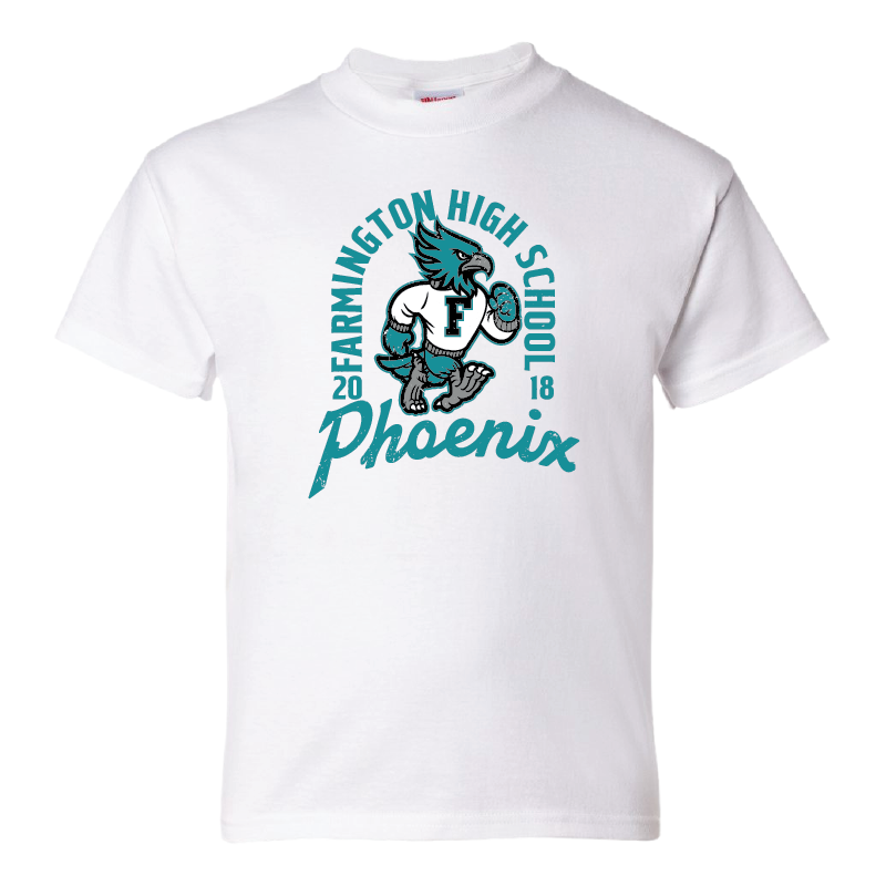 Farmington High School Phoenix Vintage Mascot - Youth T-Shirt