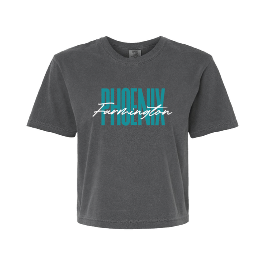 Farmington Phoenix - Womens Heavy Weight Boxy T-shirt