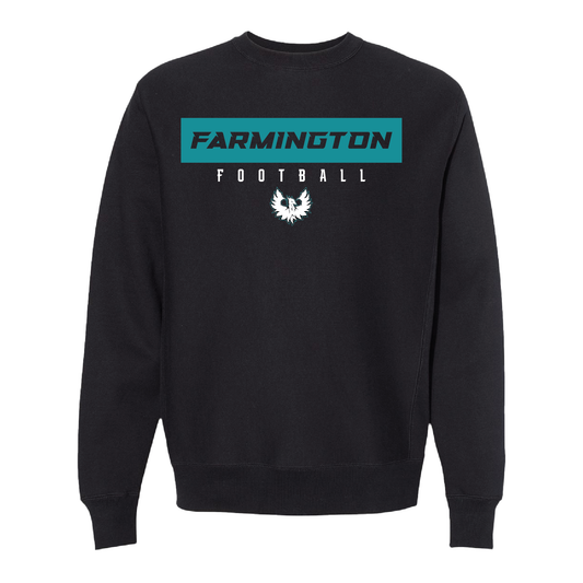 Farmington Football W/Phoenix Logo - Adult Crewneck Sweatshirt