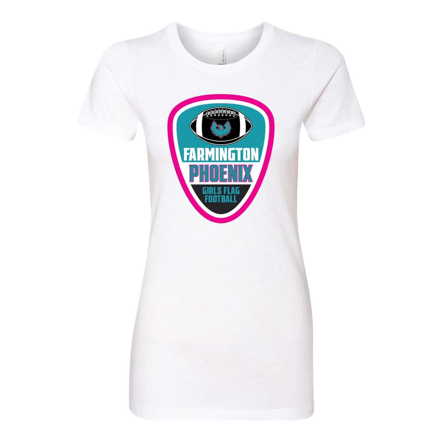 Farmington Phoenix Girls Flag Football - Mens | Womens | Youth CVC T-Shirt