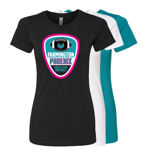 Farmington Phoenix Girls Flag Football - Mens | Womens | Youth CVC T-Shirt