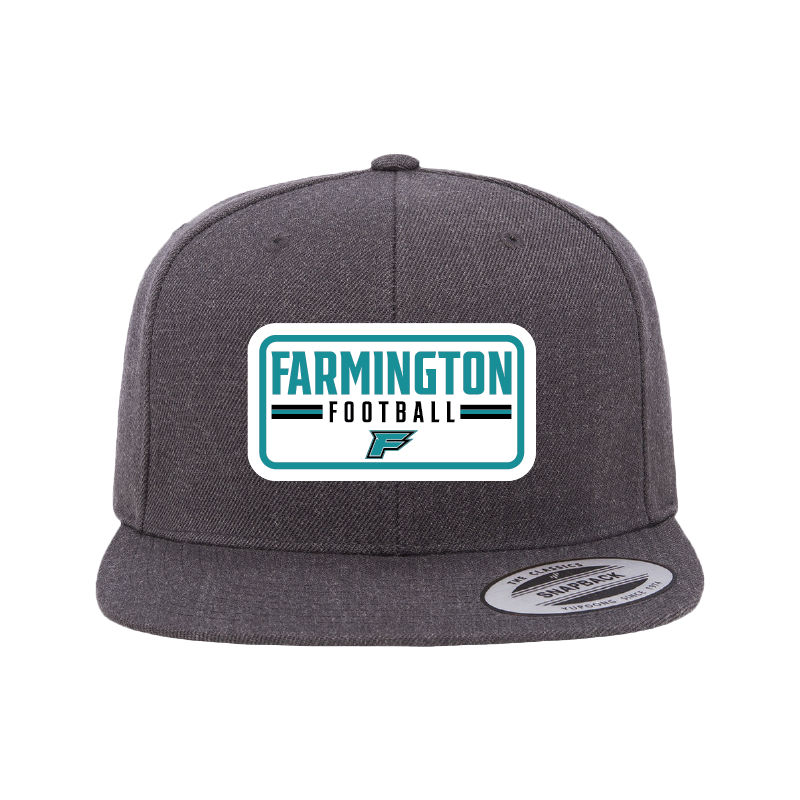 Farmington Football Patch - Flat Bill Snapback