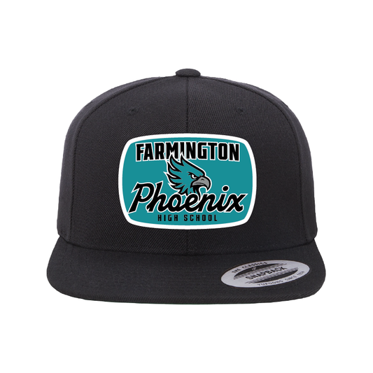 Vintage Farmington Phoenix Football Patch - Flat Bill Snapback