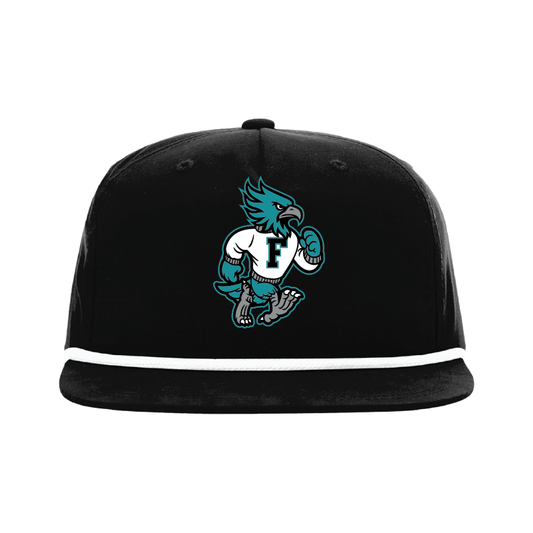 Vintage Phoenix - 5 Panel High Profile Relaxed Cotton Blend Rope Hat
