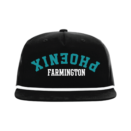 Upside Down Phoenix - 5 Panel High Profile Relaxed Cotton Blend Rope Hat