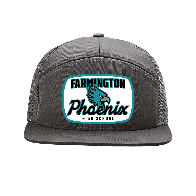 Vintage Farmington Phoenix Football Patch - 7 Panel Trucker