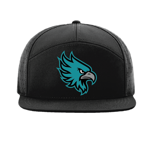 Vintage Phoenix Head - 7 Panel Perforated Snapback