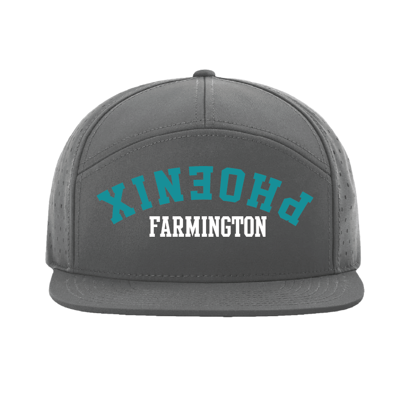 Upside Down Phoenix - 7 Panel Perforated Snapback