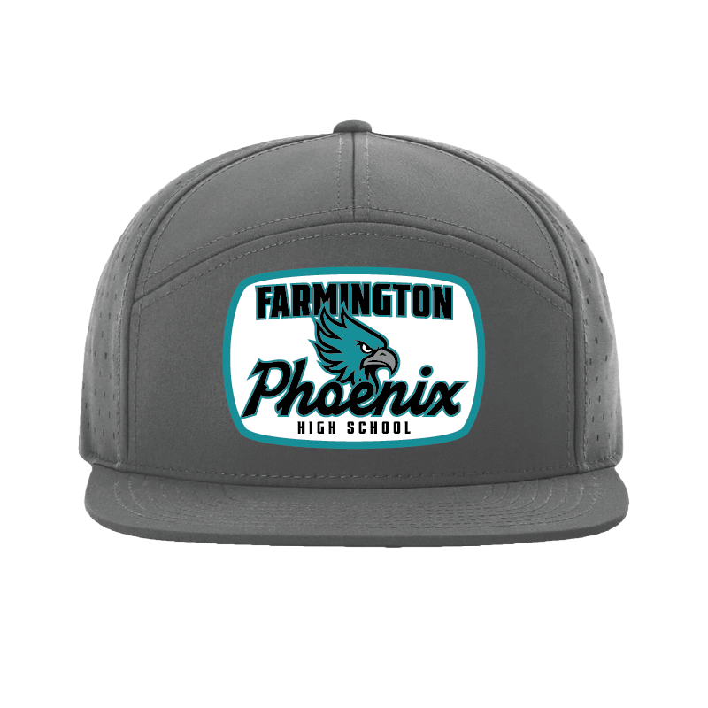 Vintage Farmington Phoenix Football Patch - 7 Panel Perforated Snapback